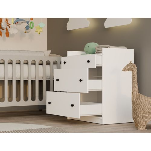 Commode, Blanche, 70 X 84 X 46 Cm