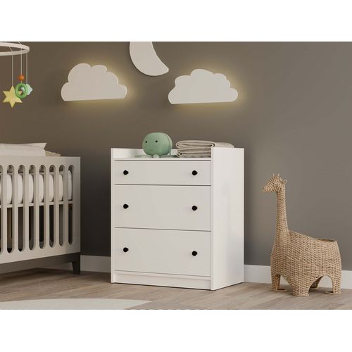 Commode, Blanche, 70 X 84 X 46 Cm