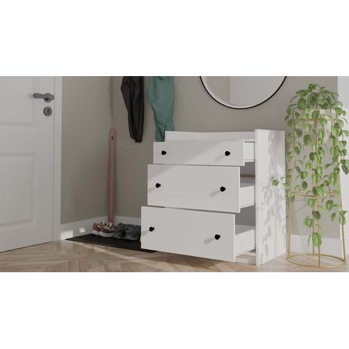 Commode, Blanche, 70 X 84 X 46 Cm