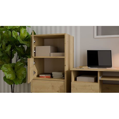 Commode, Chêne Artisan, 50 X 119 X 40 Cm