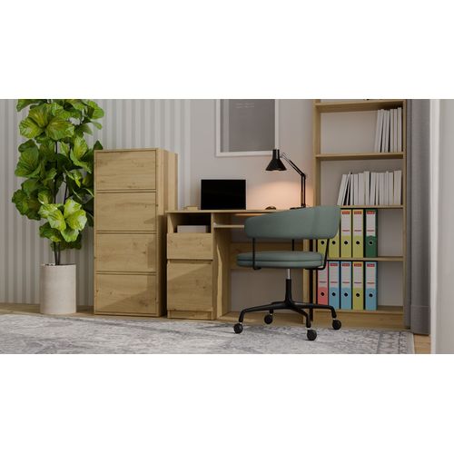 Commode, Chêne Artisan, 50 X 119 X 40 Cm