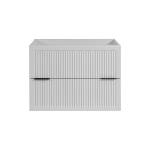 Meuble De Salle De Bain Blanc, 80 X 44,5 X 60,7 Cm, Sans Plateau