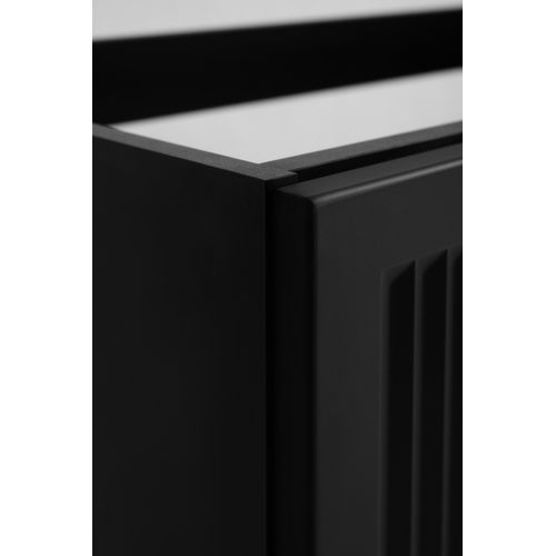 Meuble De Salle De Bain Noir, 80 X 44,5 X 60,7 Cm, Sans Plateau