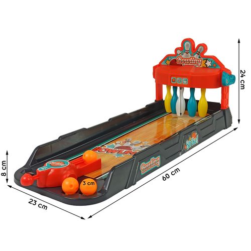 Win Jeu Bowling De Table Avec Lanceur De Balles Et Cartes Pour Enfants
