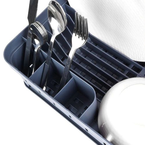 Égouttoir Sèche-vaisselle Gris Loft 39 8x31x12 Cm