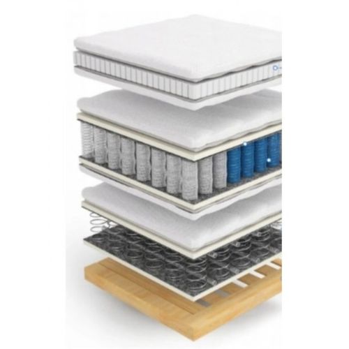 Lit Boxspring 160x200 Cm Verdelux Rangement Et Matelas Ressorts Ensachés En Velours Gris Clair