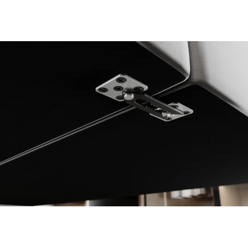 Lit Adulte 180x200 Cm Miami Matelas Ressorts Ensachés Surmatelas Et Tiroirs Velours Beige