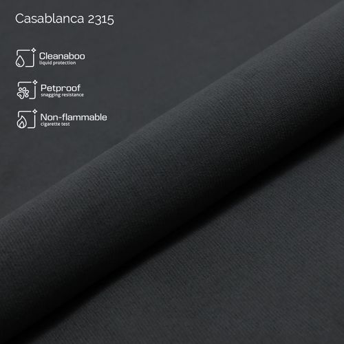 Lit Boxspring 200x200 Cm Siesta Avec Rangement Et Matelas Ressorts Ensachés En Velours Gris Foncé