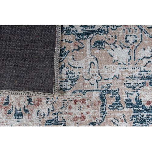 Tapis Salon Marron Gris Ornamental Floral Ritz 120x170cm