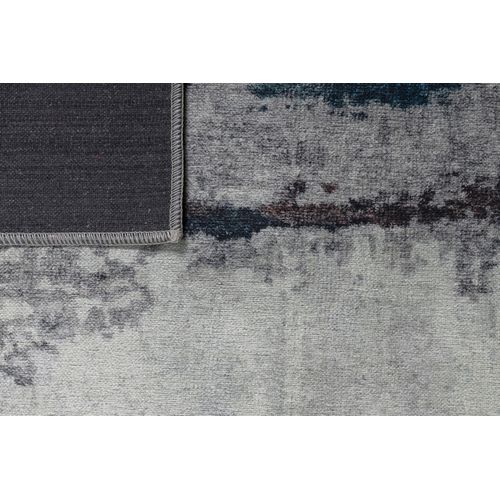 Tapis De Salon Abstrait Bleu Marine Ritz 80x150cm