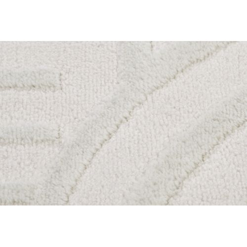 Hygge Moderne Crème Blanc Géométrique 3d 120x170cm