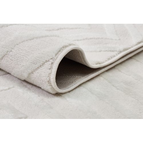 Hygge Moderne Crème Blanc Géométrique 3d 300x400cm