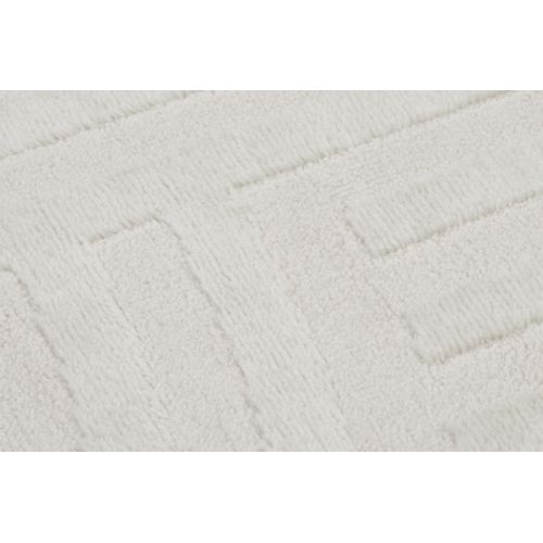 Hygge Moderne Crème Blanc Géométrique 3d 120x170cm