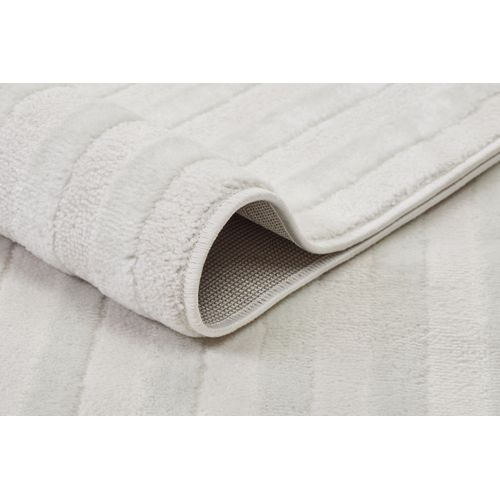 Hygge Moderne Crème Blanc Géométrique 3d 120x170cm