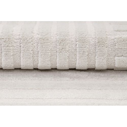 Hygge Moderne Crème Blanc Géométrique 3d 120x170cm