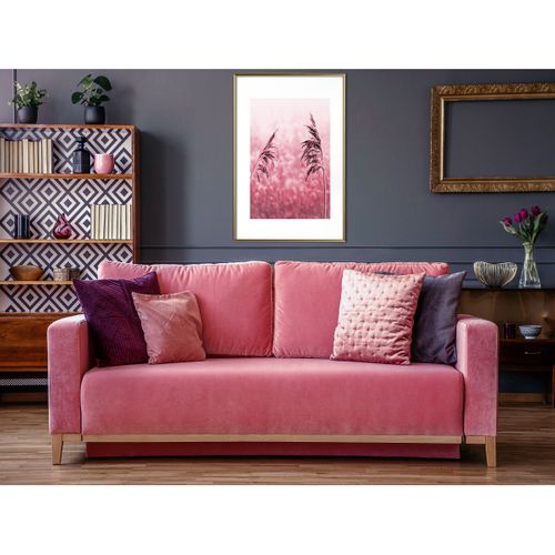 Affiche Murale Encadrée "amaranth Meadow" 40 X 60 Cm Doré