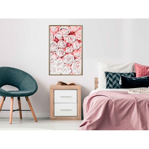 Affiche Murale Encadrée "purity" 40 X 60 Cm Doré