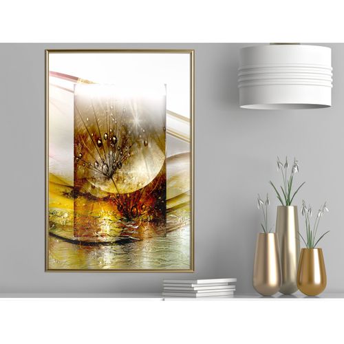 Affiche Murale Encadrée "act Of Creation" 40 X 60 Cm Doré