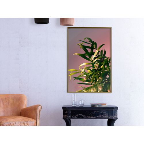 Affiche Murale Encadrée "against The Sunset" 40 X 60 Cm Doré