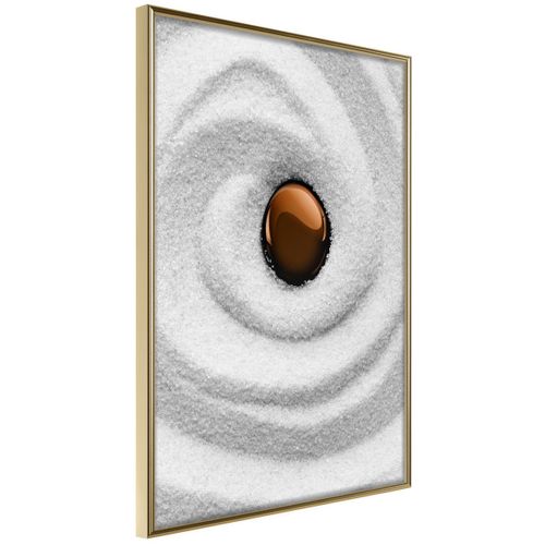 Affiche Murale Encadrée "sekitei " 30 X 42 Cm Doré