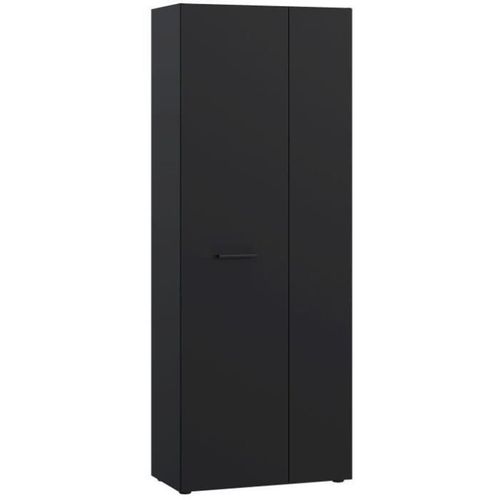 Armoire à Chaussures - Noir - 18 Paires - 68,7 X 36,5 X 181,1 Cm