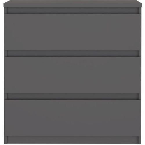 Commode - Chelsea - 3 Tiroirs - Anthracite - 77,2 X 42,2 X 79,9 Cm