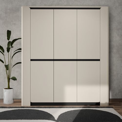 Armoire 3 portes battantes VICTOR sable