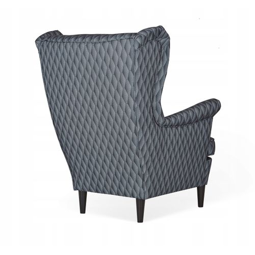 Fauteuil à Oreilles Ari Print — Style Scandinave, De Coutures Matelassées Et Imprimé 3d