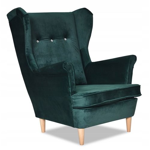 Fauteuil à Oreilles Ari — Style Scandinave Par En Tissu Hydrofuge Et Résistant