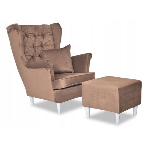 Fauteuil à Oreilles Gaja — Style Scandinave (saumon/pêche)