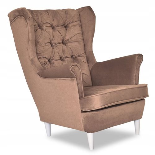 Fauteuil à Oreilles Gaja — Style Scandinave (saumon/pêche)