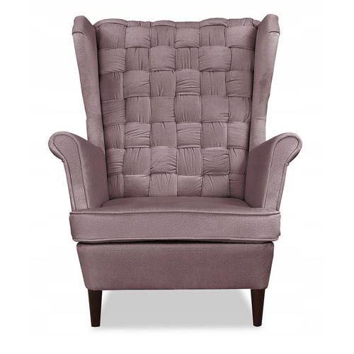 Fauteuil à Oreilles Scandinave Carol, Lilas / Rose Poudré / Rose