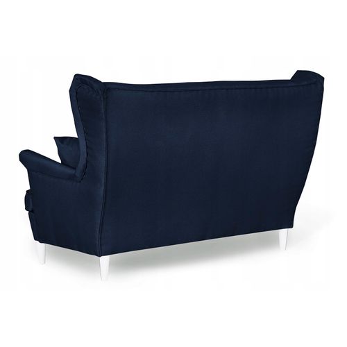 Canapé à Oreilles Ari, Style Scandinave, Non Convertible, Bleu