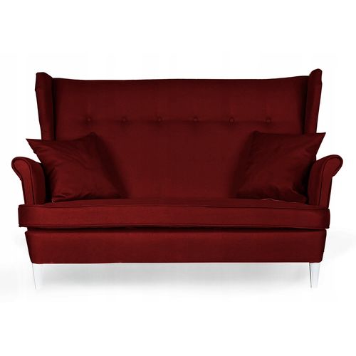 Canapé Scandinave Ari à Oreilles , Non Convertible, Bordeaux