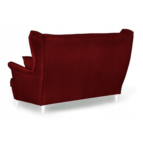 Canapé Scandinave Ari à Oreilles , Non Convertible, Bordeaux