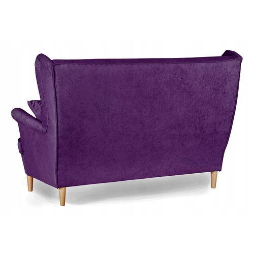 Canapé Ari à Oreilles — Style Scandinave, Non Convertible — Violet