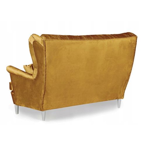 Canapé à Oreilles Gaja, Style Scandinave, Non Convertible, Moutarde
