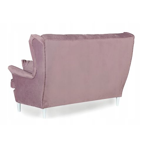 Canapé Scandinave Gaja Family, à Oreilles, Non Convertible, Coloris Lilas/bruyère