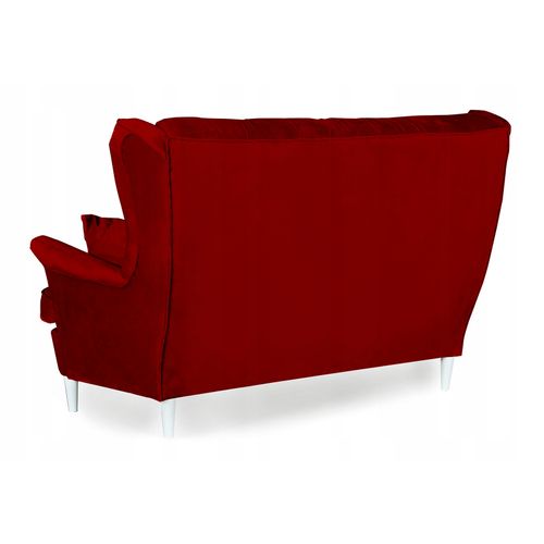 Canapé Gaja Scandinave à Oreilles (non Convertible) — Rouge