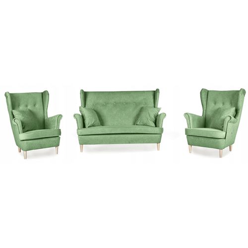 Ensemble De Salon Ari — Canapé Et Fauteuils à Oreilles De Style Scandinave