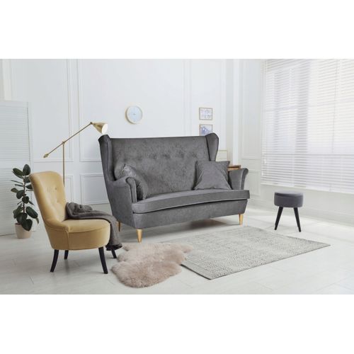 Ensemble De Salon Ari — Canapé Et Fauteuils à Oreilles De Style Scandinave