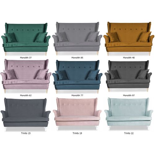 Ensemble De Salon Ari — Canapé Et Fauteuils à Oreilles, Style Scandinave