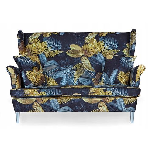 Ensemble Canapé Et Fauteuils Ari Print, Au Style Scandinave, Avec Fauteuils à Oreilles