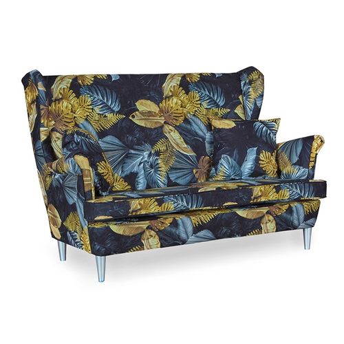 Ensemble Canapé Et Fauteuils Ari Print, Au Style Scandinave, Avec Fauteuils à Oreilles