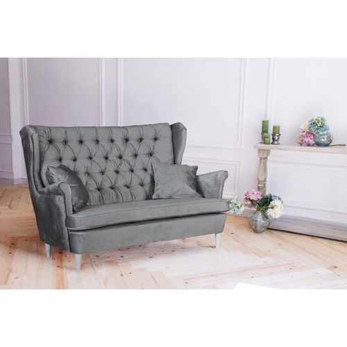 Ari — Ensemble Complet Pour Le Salon - Canapé, Fauteuils à Oreilles Et Poufs