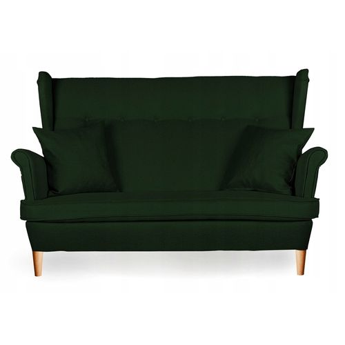 Ensemble Complet De Salon Ari - Canapé, Fauteuils à Oreilles Et Poufs