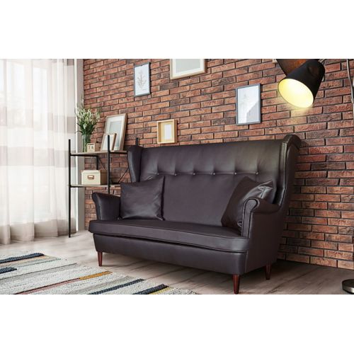 Ari — Ensemble Complet De Meubles De Salon, Style Fauteuil à Oreilles - Canapé, Fauteuils Et Poufs