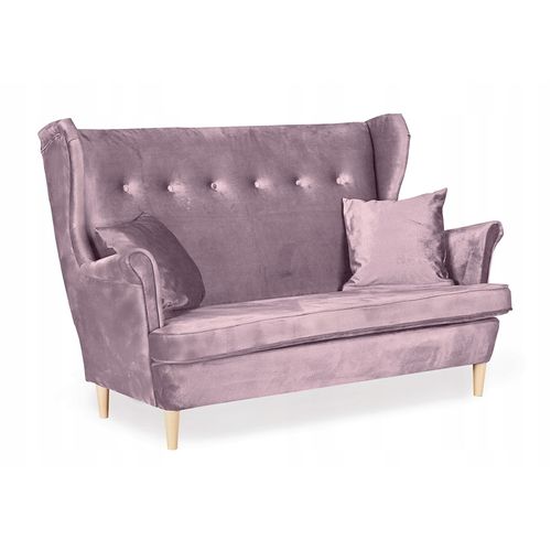 Ensemble De Salon Ari — Canapé, Fauteuils à Oreilles Et Poufs - Ensemble Complet