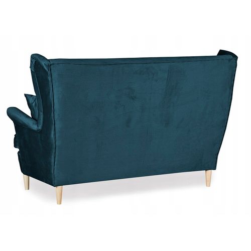 Ensemble De Salon Ari - Canapé, Fauteuils à Oreilles Et Poufs — Complet