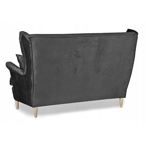 Ensemble De Salon Ari - Canapé, Fauteuils à Oreilles Et Poufs